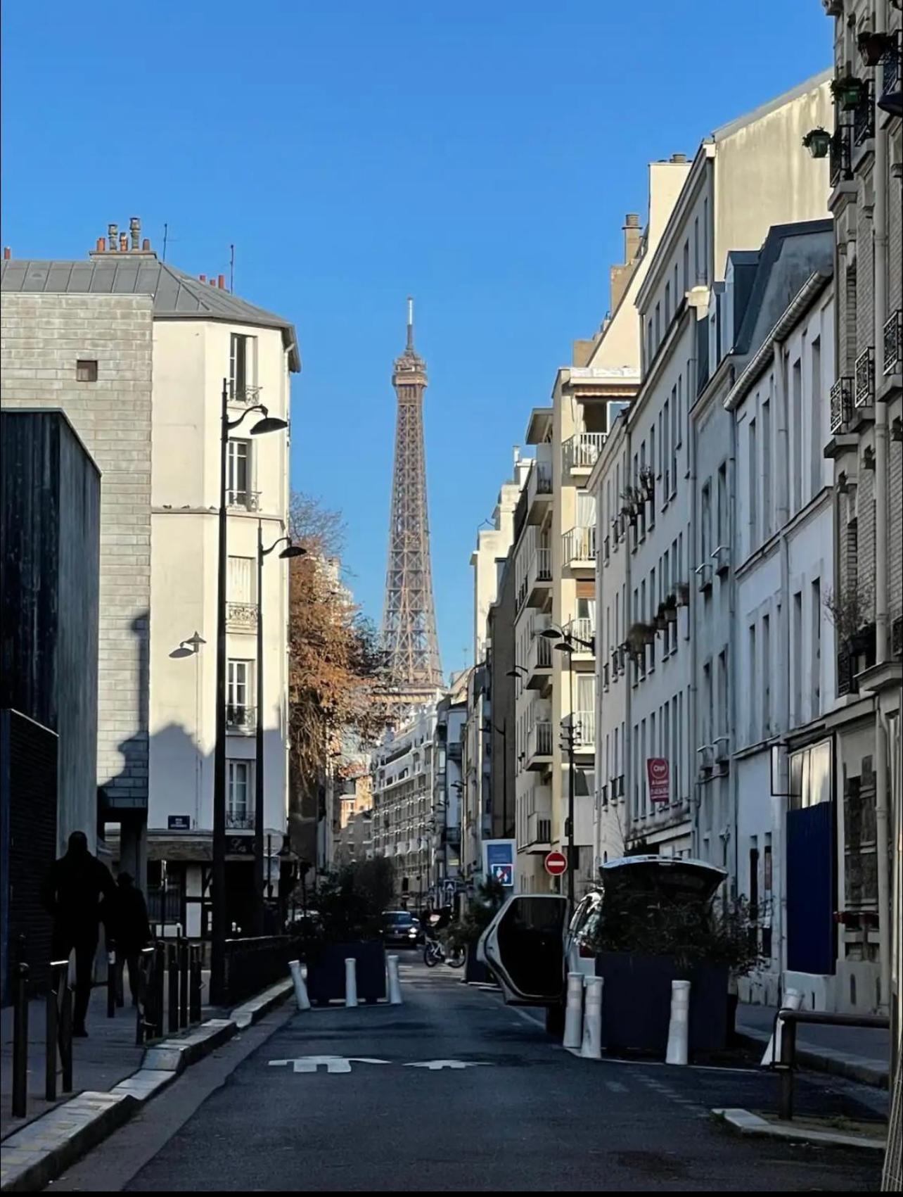 Eiffel Tour - Cosy Parisien Apartamento Exterior foto
